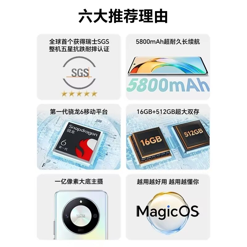 荣耀X50：超值之选！搭载骁龙6芯片，1.5K超清护眼屏，仅1249元！