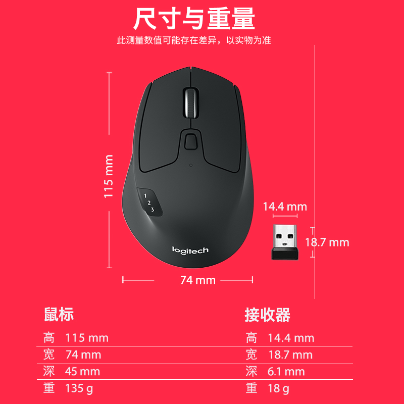 罗技M720的定位